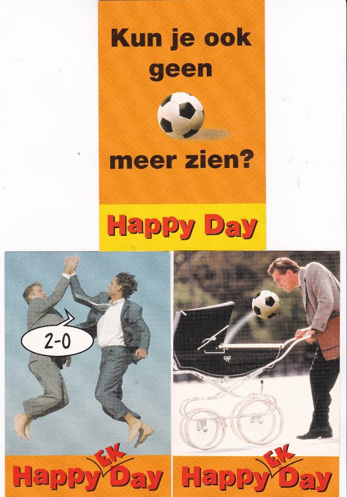 5x Happy Days -Voetbal EK- kun jij ook geen bal meer zien?, Ophalen, 1960 tot 1980, Ongelopen, Sport en Spel