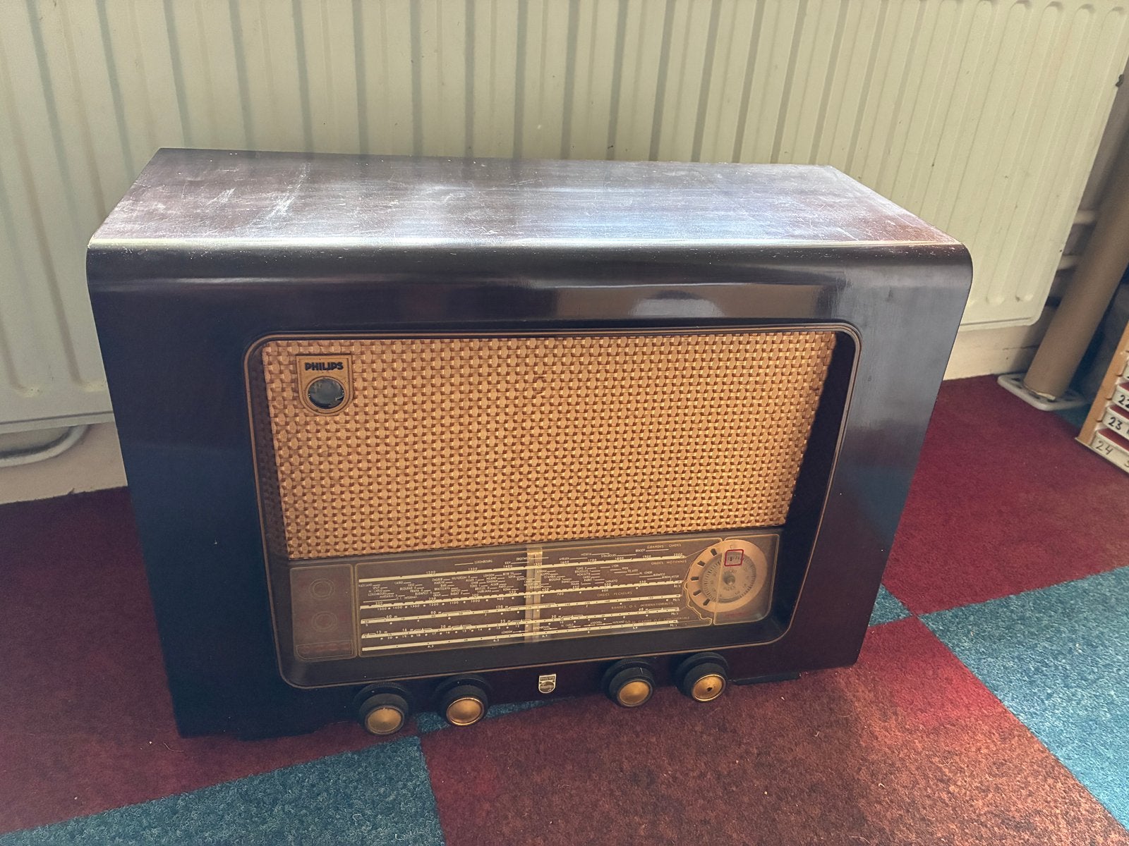 Buizenradio philips BX620A, Antiek en Kunst, Antiek | Tv's en Audio, Ophalen