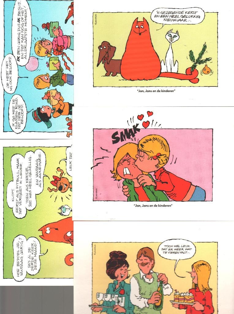 Jan, Jans en de kinderen # map met 9 ansichtkaarten, Verzamelen, Ophalen of Verzenden, Overige figuren, Nieuw, Plaatje, Poster of Sticker