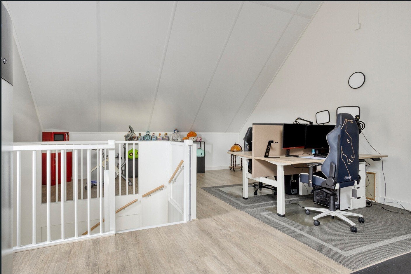 Duo Elektrisch Zit-Sta Bureau NPR – Robson Eiken (2022), Ophalen, Hout, 180 cm, Bruin