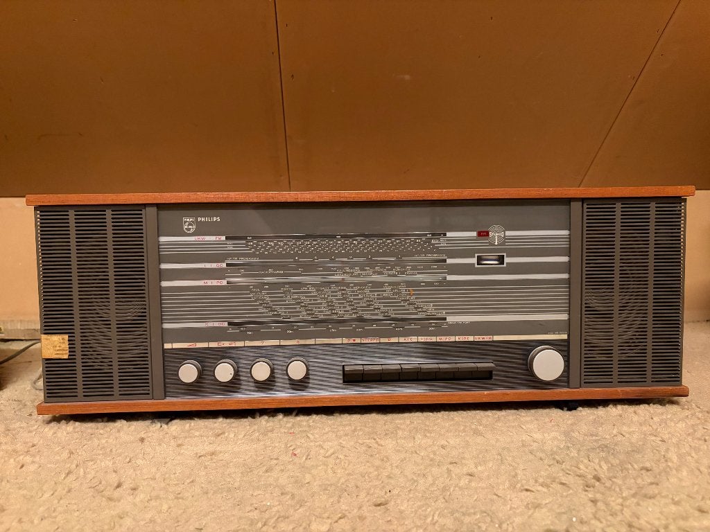 Vintage Philips radio, Ophalen, Gebruikt