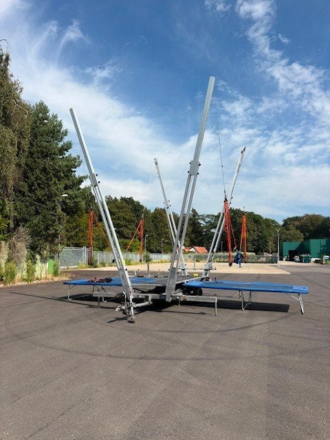 Blikvanger  Dub Bungee trampoline TÜV gekeurd tot april 2027, Hobby en Vrije tijd, Ophalen, Gebruikt, Overige