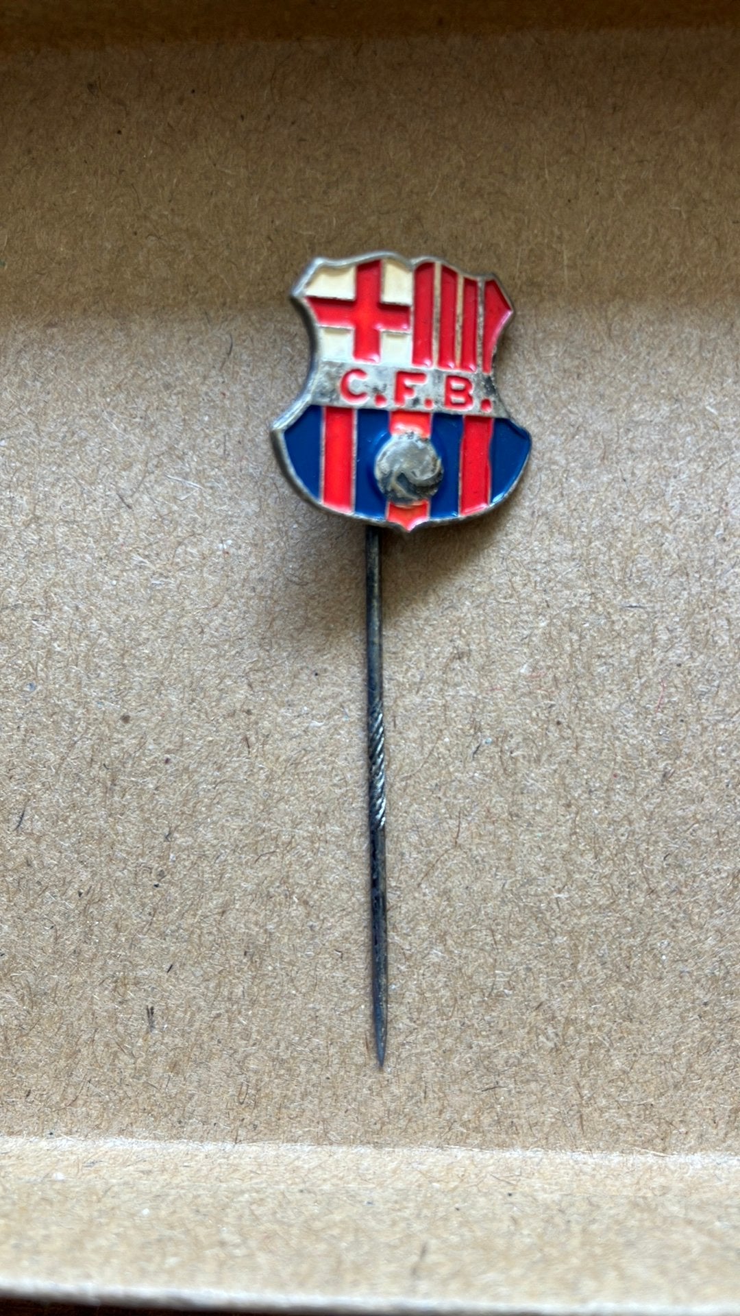Speld C.F.B., Verzamelen, Speldjes, Pins en Buttons, Ophalen of Verzenden, Gebruikt, Overige onderwerpen