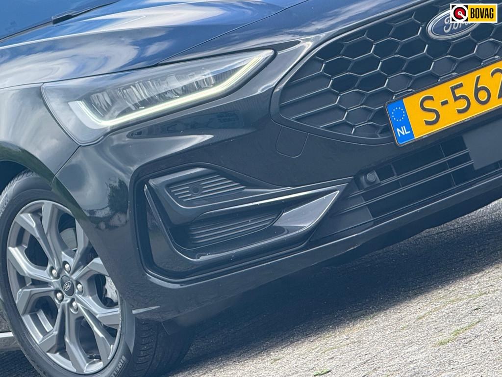 Ford Focus Wagon 1.0 EcoBoost Hybrid ST Line Style Automaat, Auto's, Stof, Gebruikt, 1404 kg, Zwart