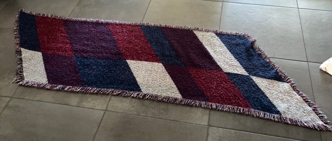 Omslagdoek wol (zeer warm), Ophalen of Verzenden, Gedragen, Maat 46/48 (XL) of groter, Sjaal