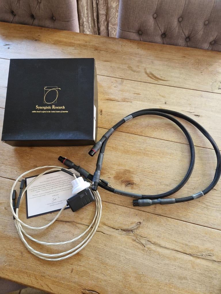 Synergistic Research Acoustic Reference Tesla XLR, Audio, Tv en Foto, Audiokabels en Televisiekabels, Ophalen of Verzenden, Zo goed als nieuw