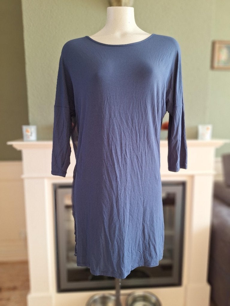 Intimissimi blauwe tuniek top M 38 mooie rug, Maat 38/40 (M), Intimissimi, Zo goed als nieuw, Lange mouw