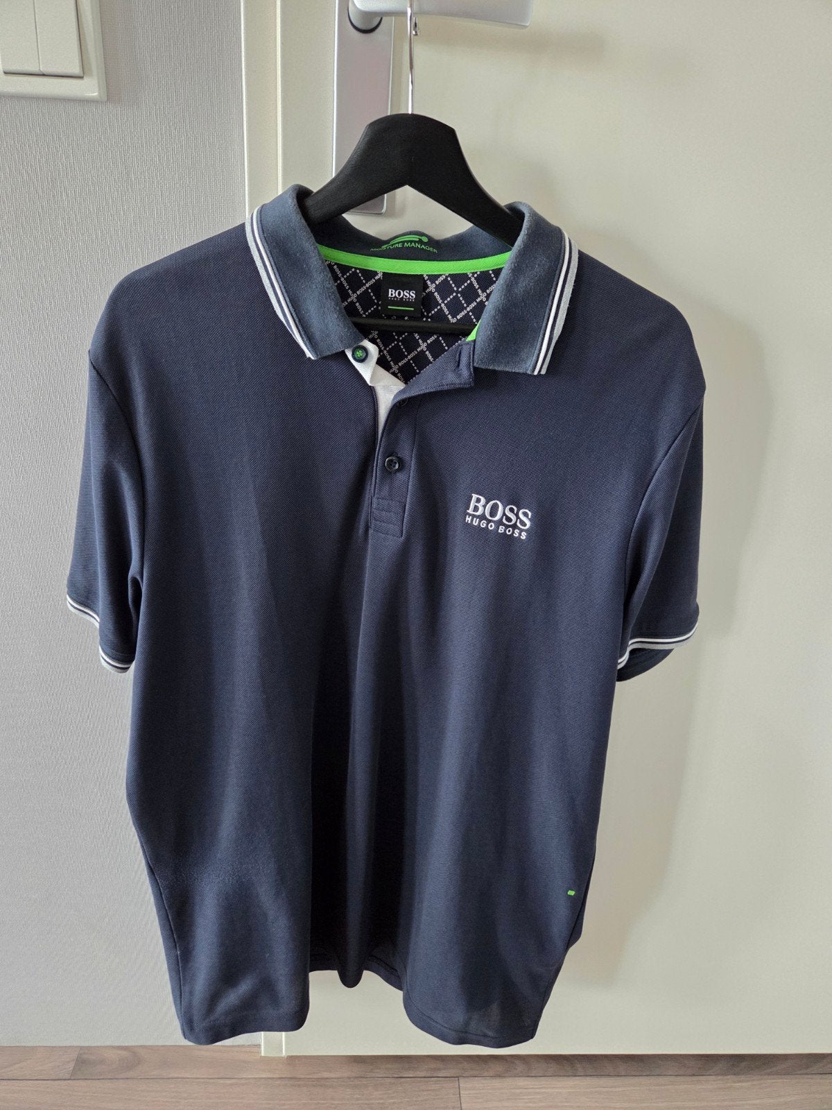 Hugo Boss Polo - Maat XL, Blauw, Maat 56/58 (XL), Ophalen of Verzenden, Zo goed als nieuw