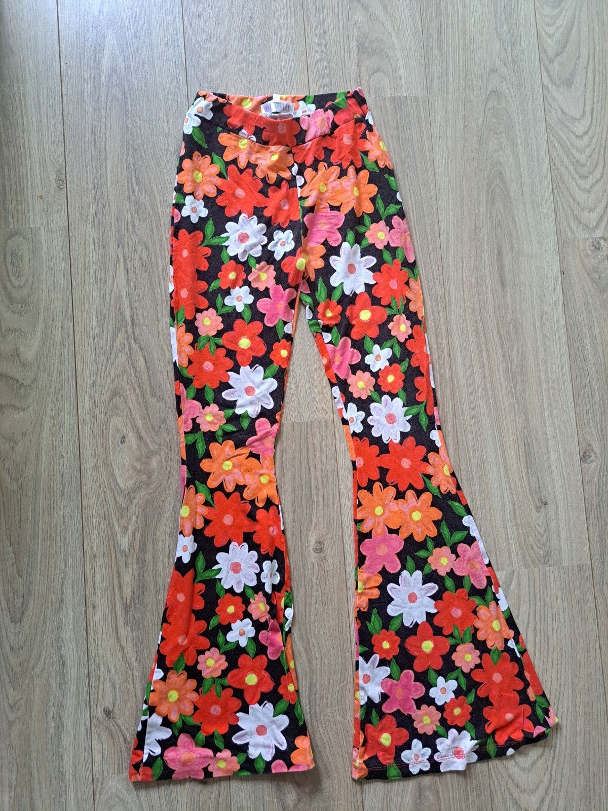 Stieglitz flared broek met bloemenprint - Maat 34 (XS), Meerkleurig, Stieglitz, Ophalen of Verzenden, Zo goed als nieuw