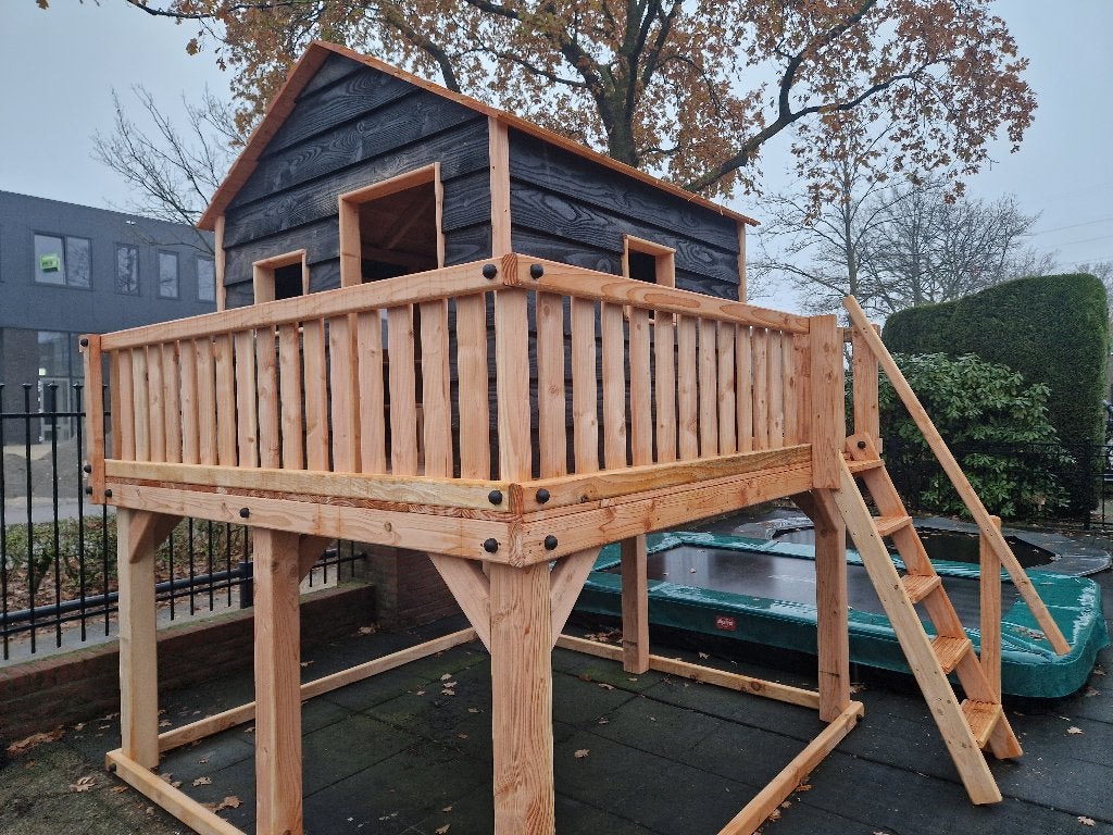 BOOMHUT XL speeltoren speelhuis klimtoren speeltoestel, Ophalen, Nieuw, Schommel, Aanbouwonderdeel