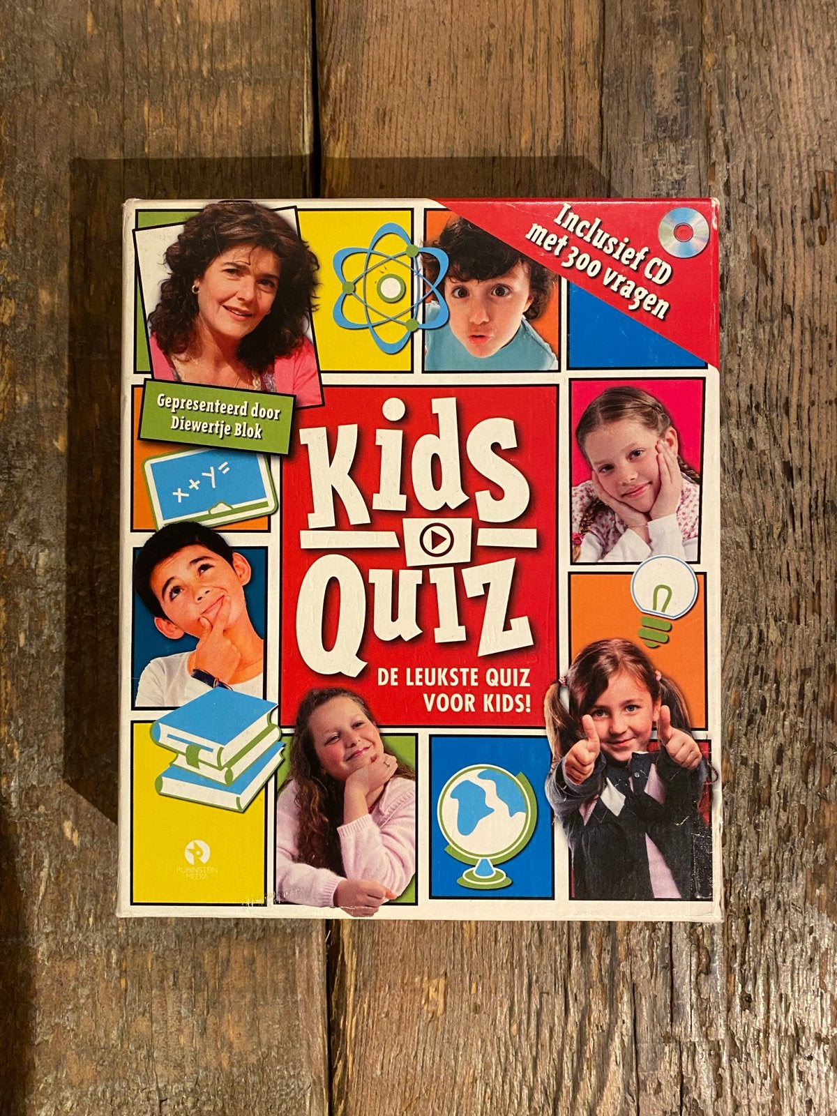 Kids Quiz: De Leukste Quiz voor Kids! (incl. CD), Drie of vier spelers, Ophalen of Verzenden, Gebruikt