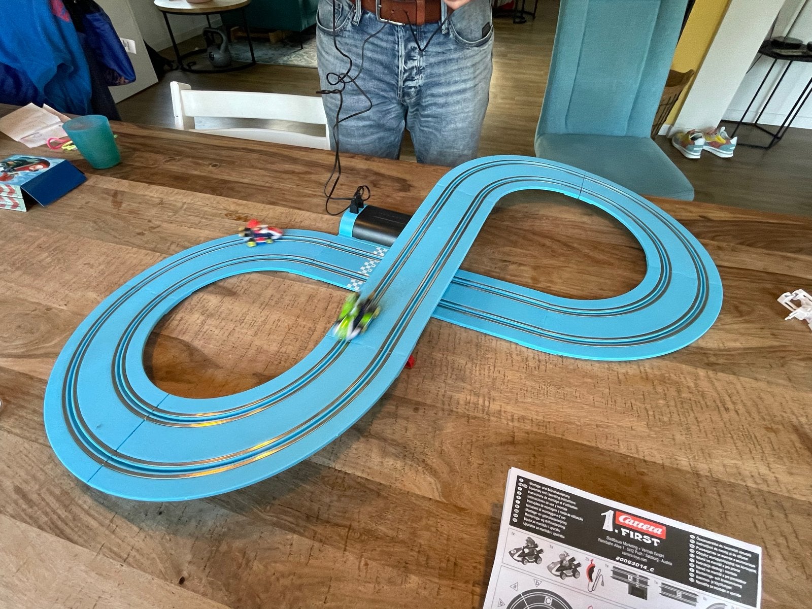 Mariokart Retro Racebaan - Werkt op Batterijen, Overige merken, Ophalen of Verzenden, Elektrisch, Racebaan