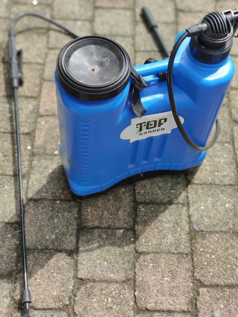 Top Garden gifspuit voor op de rug. Ideaal tegen onkruid, Ophalen of Verzenden, Gebruikt, Onkruidbestrijding