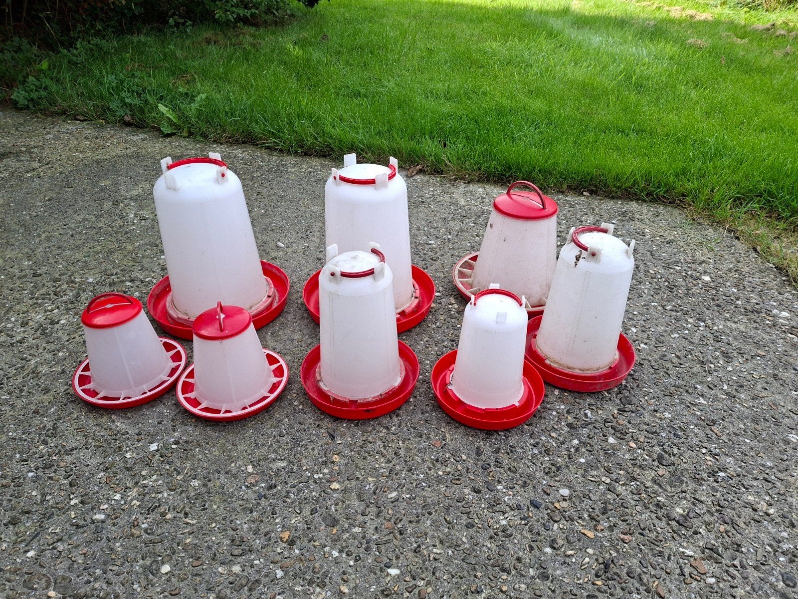 voer en water silo's kuikens en kippen., Ophalen, Kippenhok of Kippenren