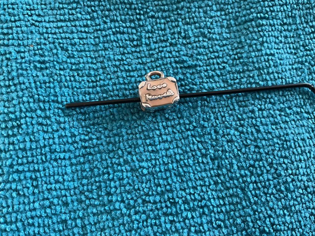 Pandora Bedel Koffer Rose, Verzenden, Zo goed als nieuw, Zilver, Pandora