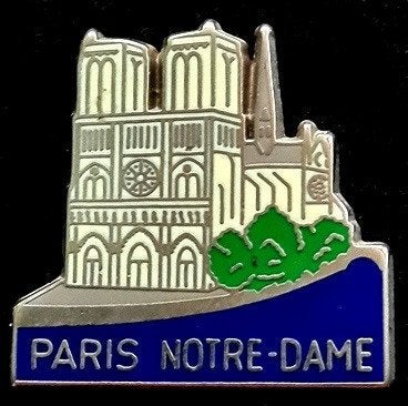 Paris Notre- Dame pin, Verzenden, Nieuw, Stad of Land, Speldje of Pin