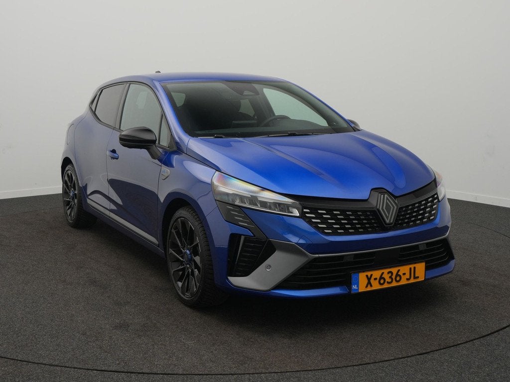 Renault Clio 1.6 E-Tech Full Hybrid 145 esprit Alpine - Bose, Auto's, Renault, 12 maanden, Gebruikt, Blauw, Leder en Stof