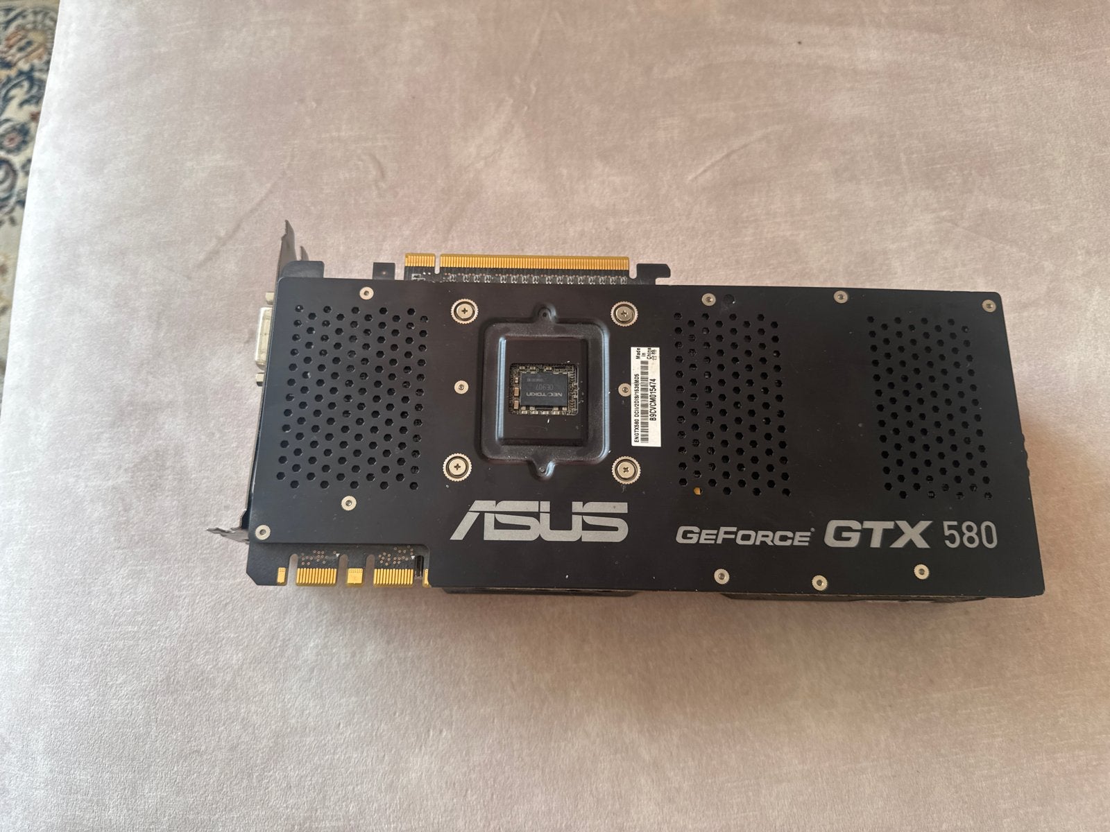 ASUS GTX580 videokaart, Computers en Software, Videokaarten, Ophalen, PCI-Express 3, Gebruikt, HDMI