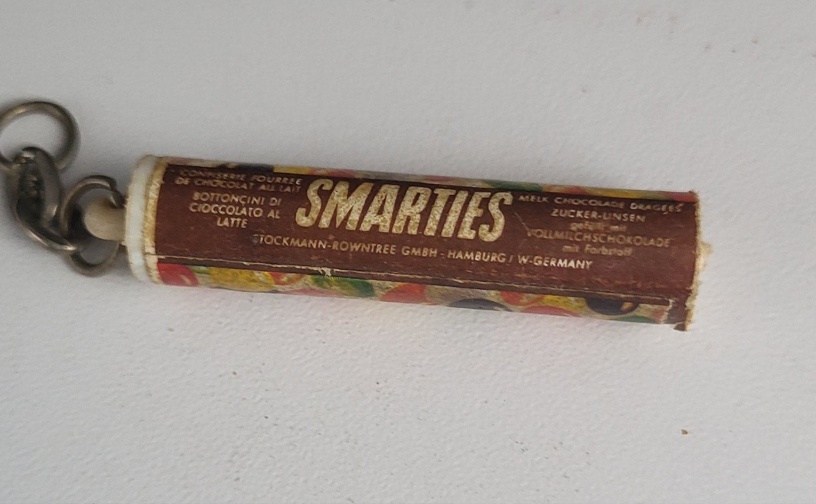 Vintage Smarties Sleutelhanger - Zeldzaam item, Verzamelen, Ophalen of Verzenden, Gebruikt, Merk