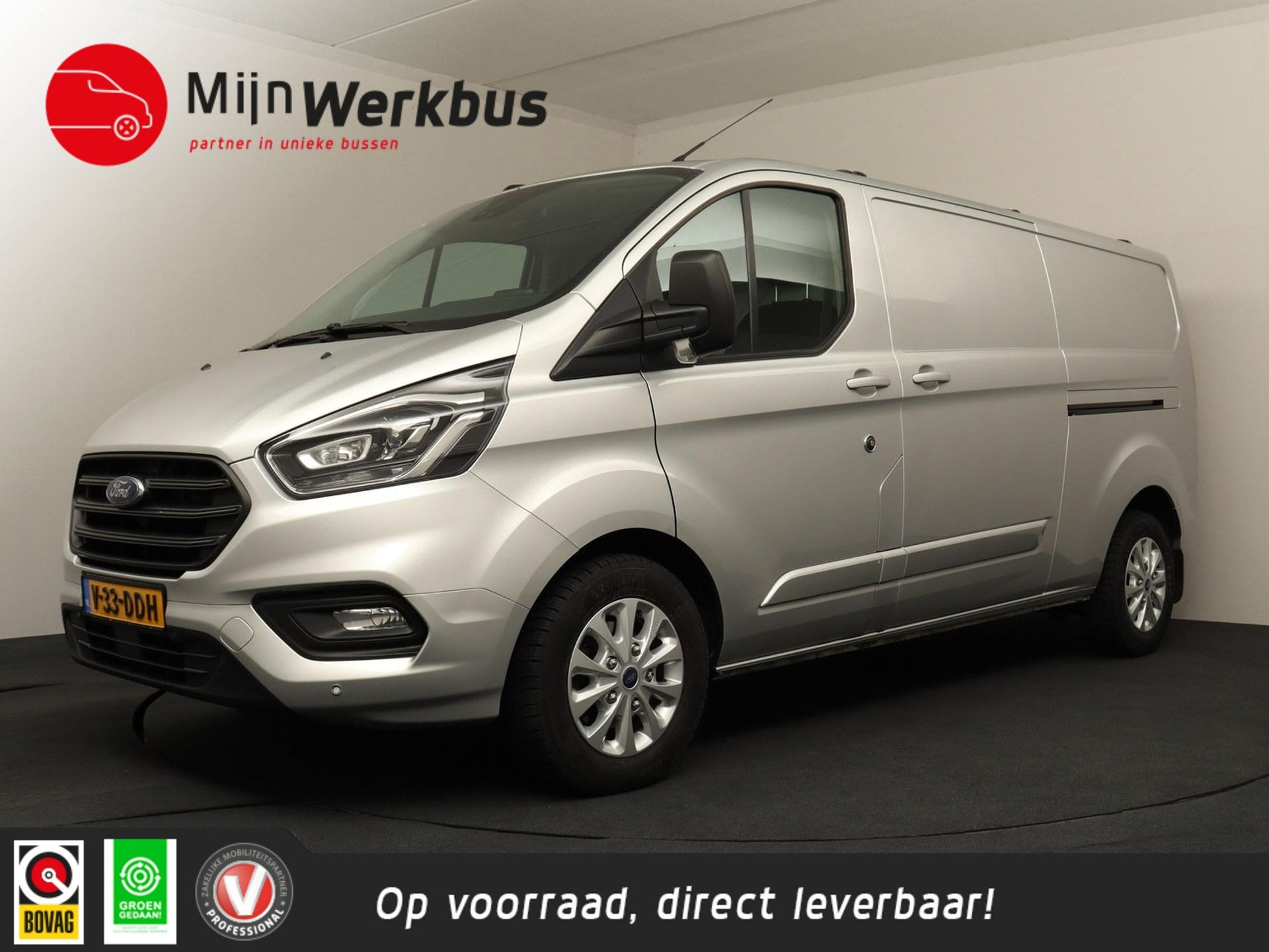 Ford Transit Custom 340 2.0 TDCI L2H1 Limited 2x schuif | Tr, Euro 6, 4 cilinders, USB, 170 pk
