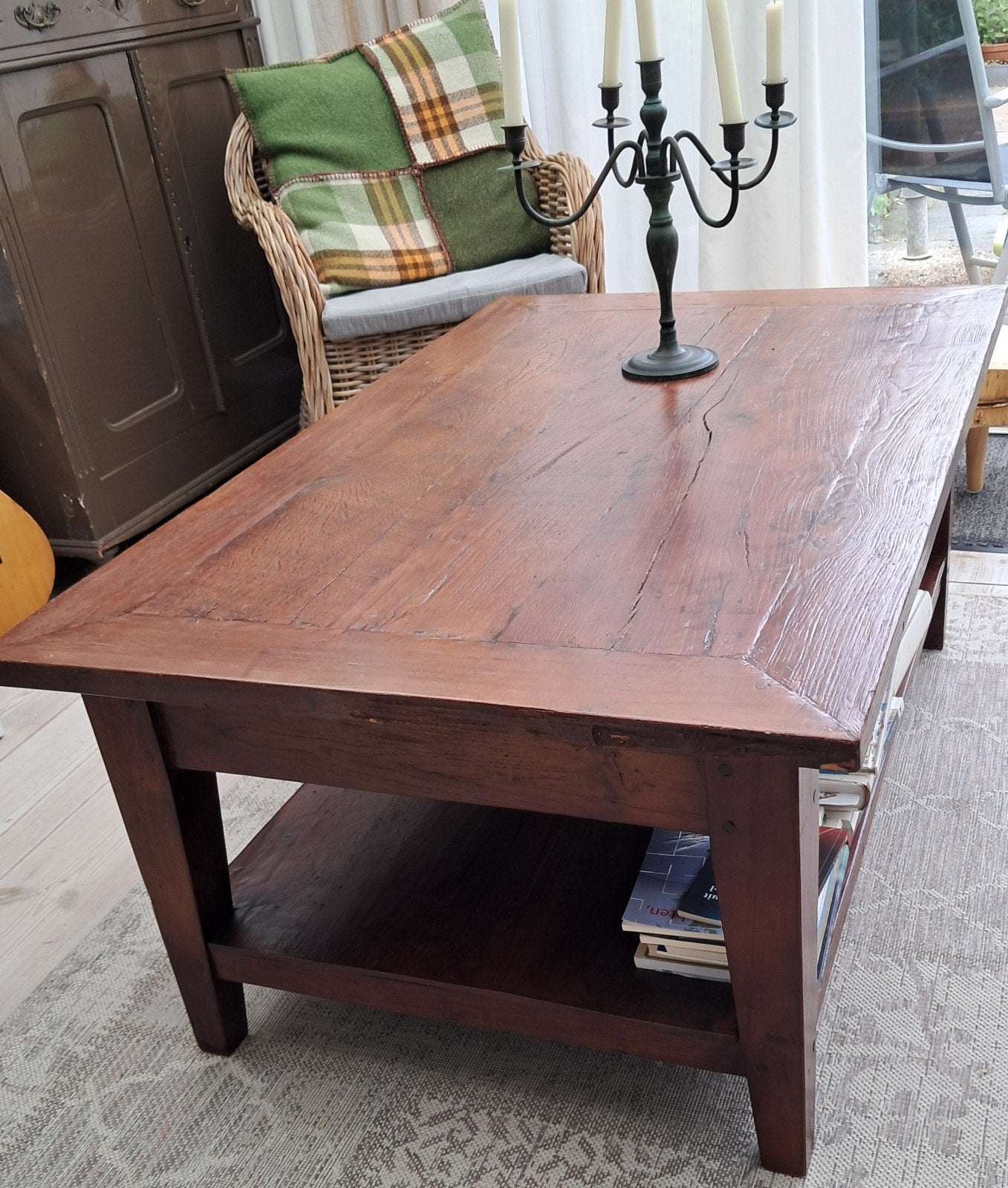 Antiek houten salontafel, Antiek en Kunst, Ophalen
