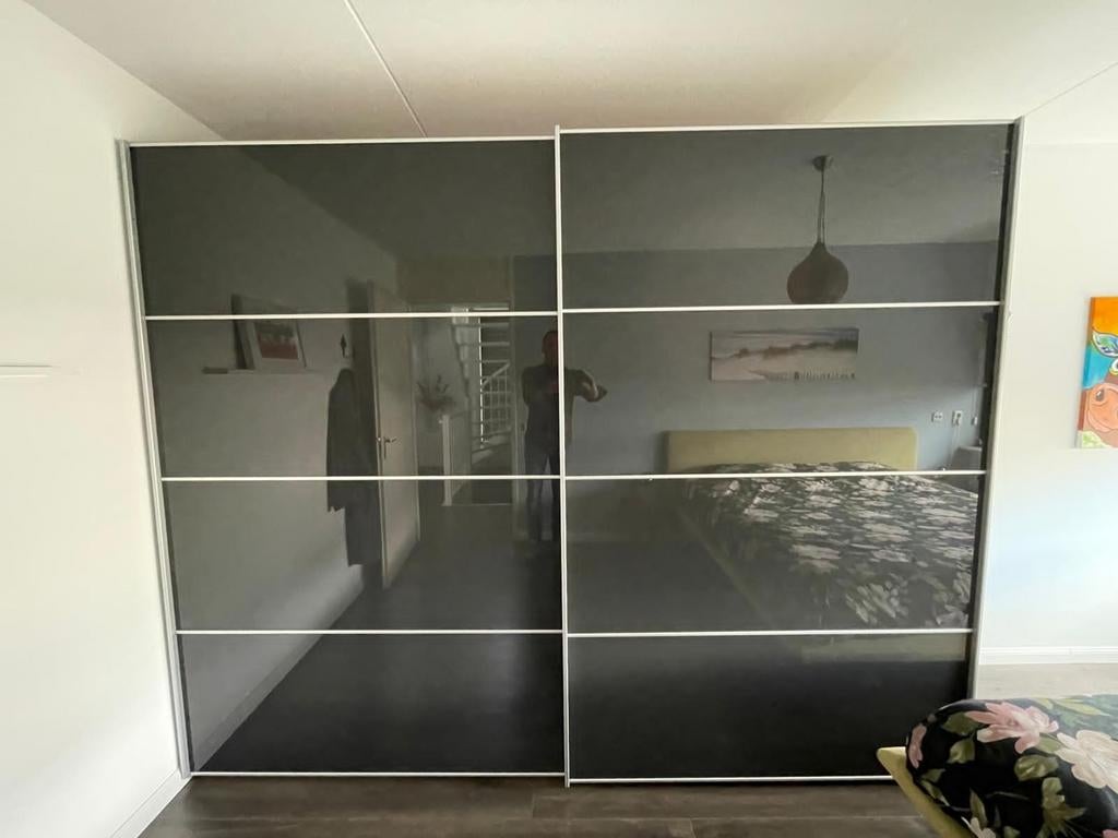 Prachtige slaapkamerkast met schuifdeuren, Ophalen, Gebruikt, 200 cm of meer, 200 cm of meer