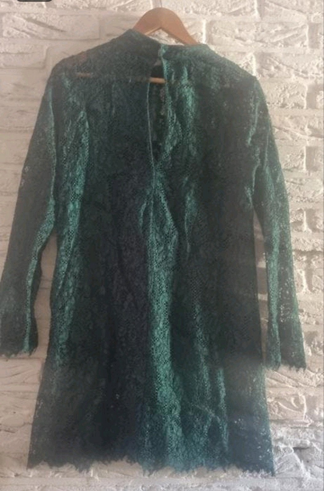 Kanten tuniek groen L
Groen
L, Ophalen of Verzenden, Gedragen, Maat 42/44 (L), Groen