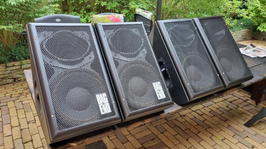 Speakers toppen Monitors podium boxen full range Bag End, Ophalen, Gebruikt, Audio
