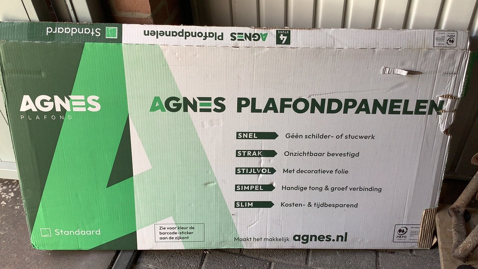 Agnes plafondplaten, Ophalen, Nieuw