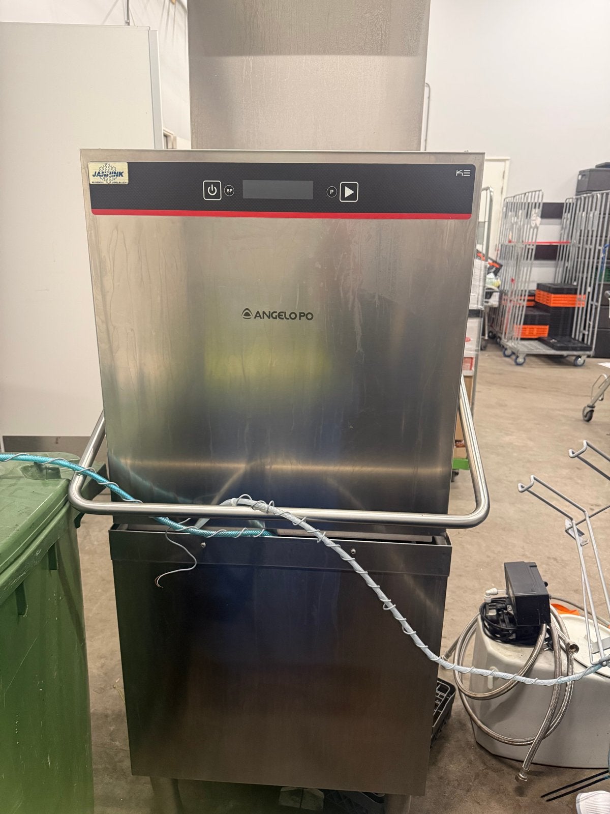 Angelopo Vaatwasser - Professionele Afwasmachine, Ophalen, Gebruikt, 60 cm of meer, 18 tot 22 liter