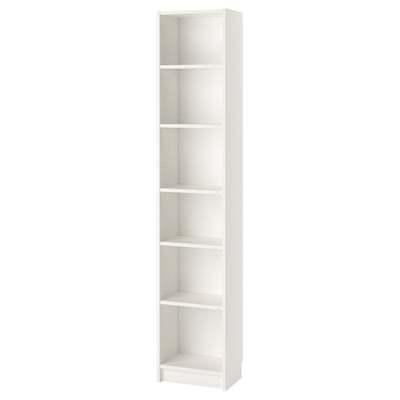 2 Ikea Billy kasten - 202x28x40 cm, Ophalen, Minder dan 50 cm, Modern, Scandinavisch, 200 cm of meer