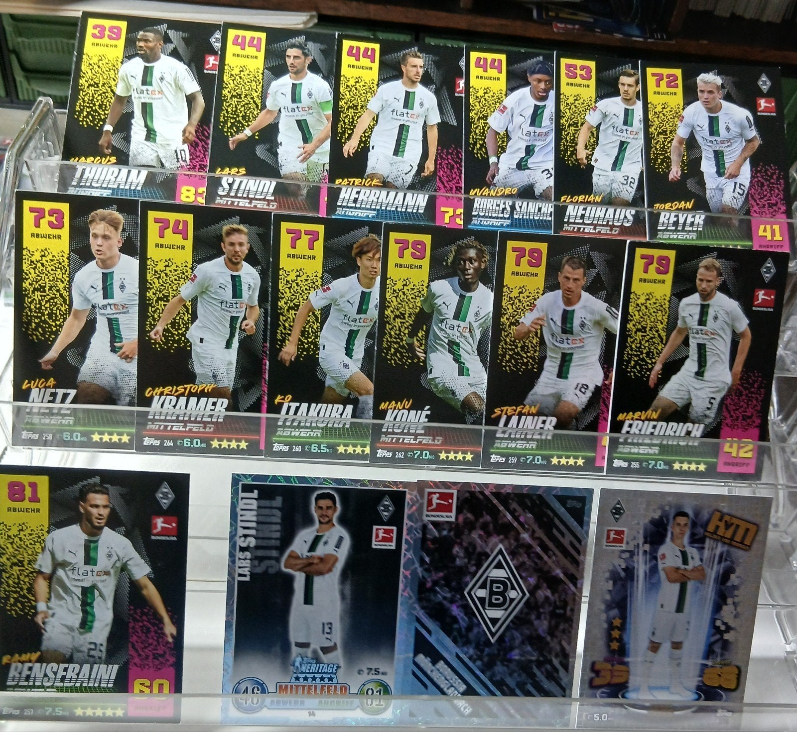Borussia Mönchengladbach Voetbal Spelerskaarten Collectie, Ophalen of Verzenden