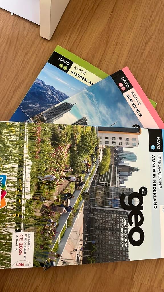 Bundel: Aardrijkskunde Havo De Geo, Ophalen of Verzenden, Nieuw, HAVO, Aardrijkskunde