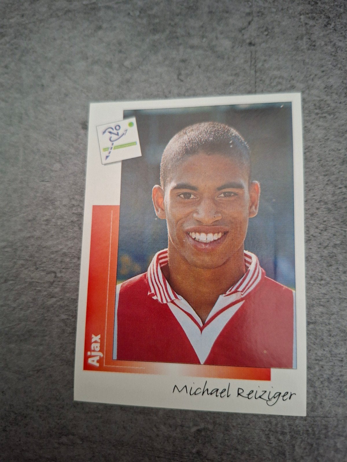 Panini sticker Voetbal 96. Michael Reiziger Ajax., Verzenden, Zo goed als nieuw, Sticker