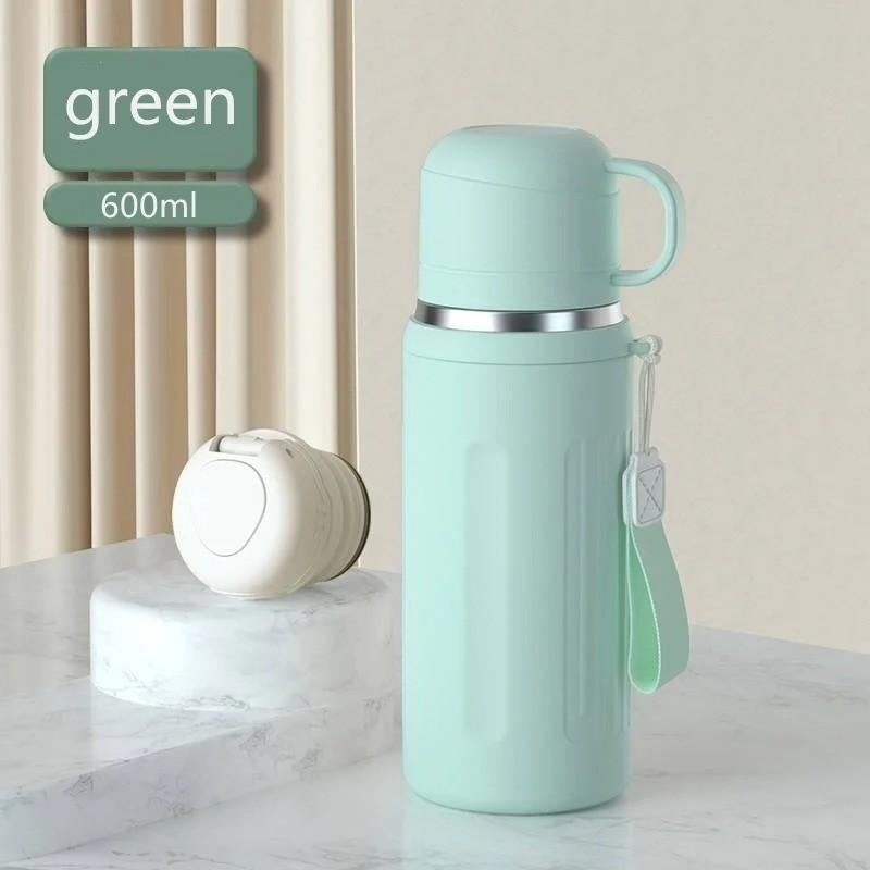 Luxe thermoskannen van RVS met vacuum (600ml), Caravans en Kamperen, Kampeeraccessoires, Ophalen of Verzenden, Nieuw