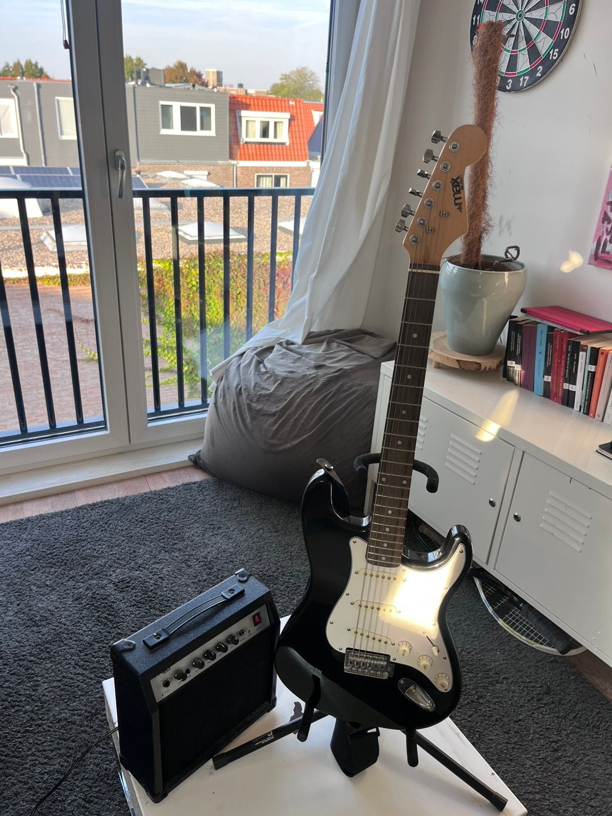 Max music elektrische gitaar met versterker