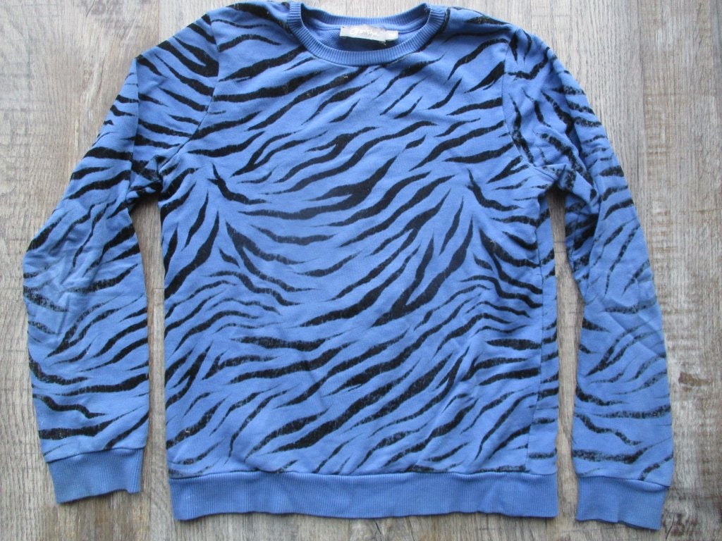 Geisha trui blauw maat 152 truitje zebra strepen, Meisje, Trui of Vest, Ophalen of Verzenden, Gebruikt