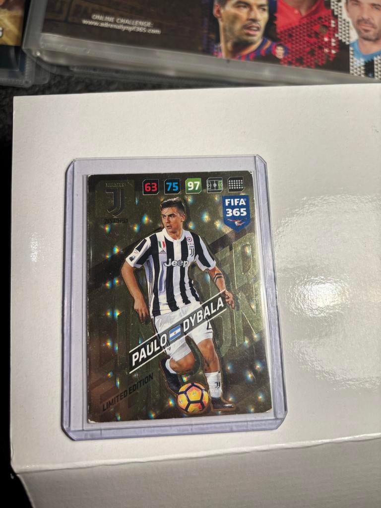 FIFA 365 Adrenalyn XL Paulo Dybala Limited Edition, Ophalen of Verzenden, Zo goed als nieuw, Buitenlandse clubs, Spelerskaart