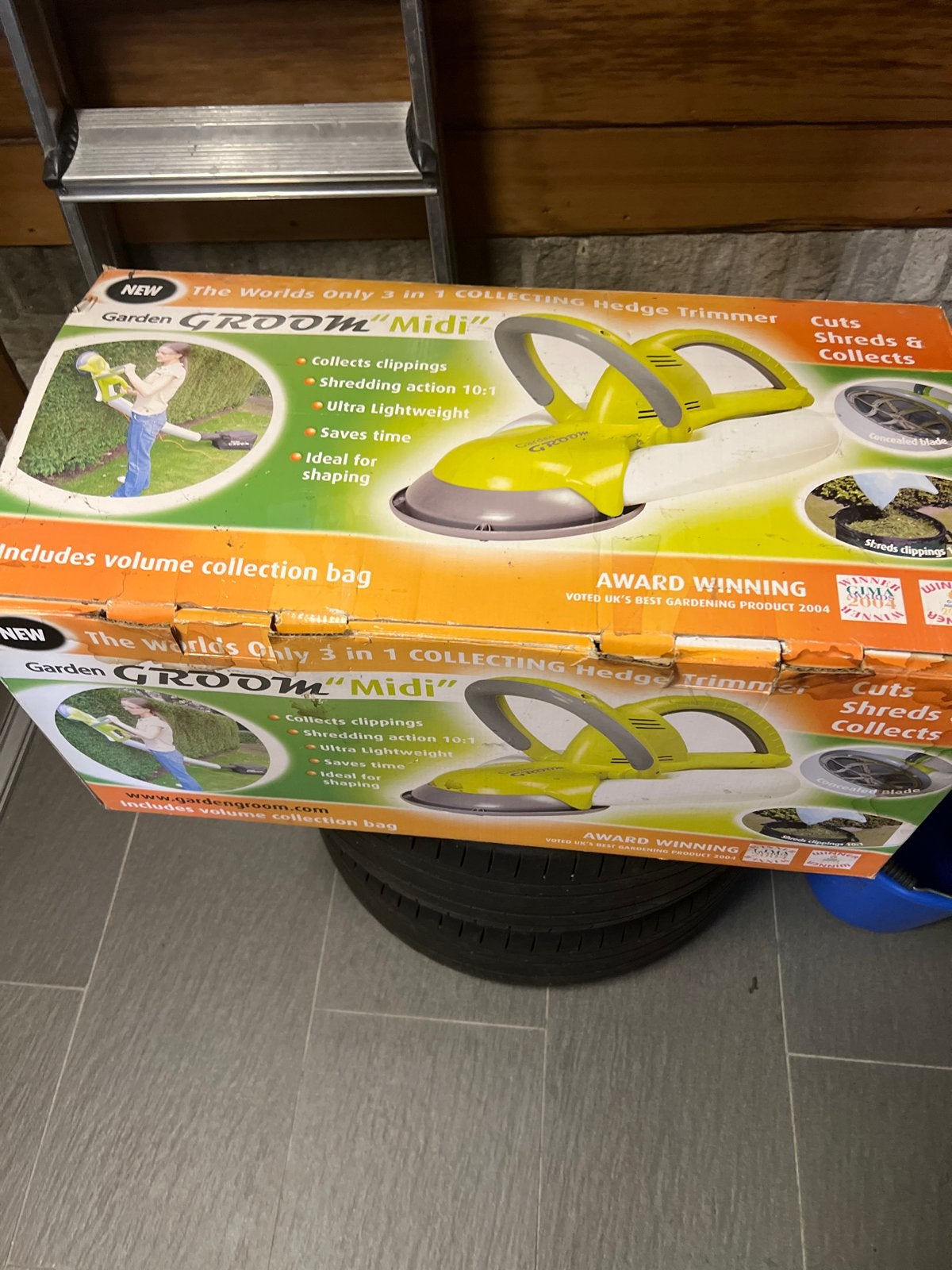 Garden Groom Midi 3-in-1 Heggenschaar met Opvangzak, Ophalen of Verzenden, Gebruikt, Elektrisch