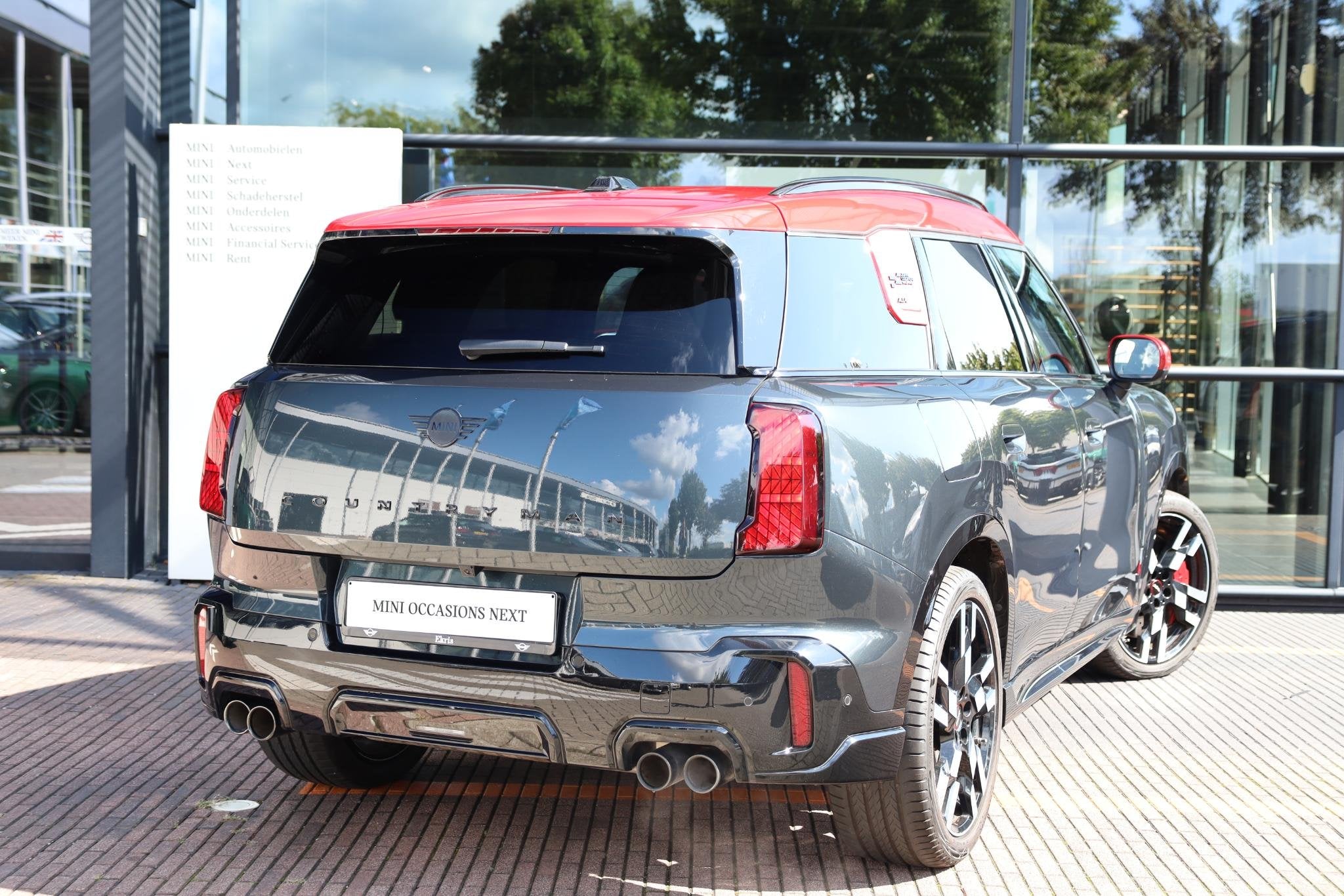 MINI Countryman John Cooper Works ALL4 | Pakket XL, Auto's, 1998 cc, Gebruikt, Met garantie (alle), Leder en Stof