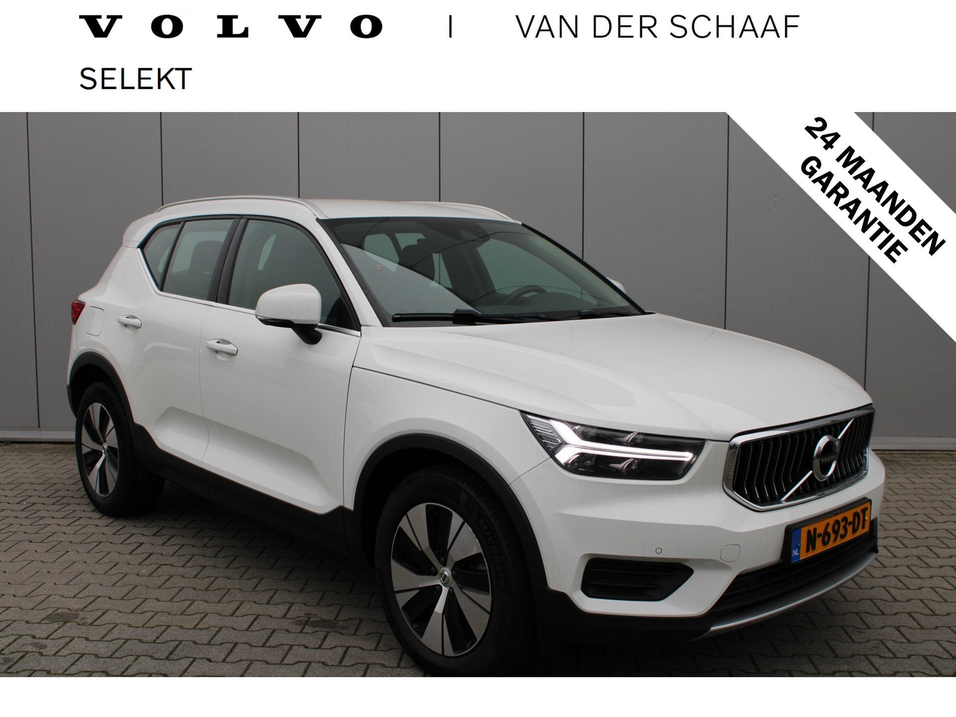 Volvo XC40 T4 Recharge Inscription Expression | Park Assist, Auto's, Volvo, 12 maanden, Stof, Wit, Origineel Nederlands