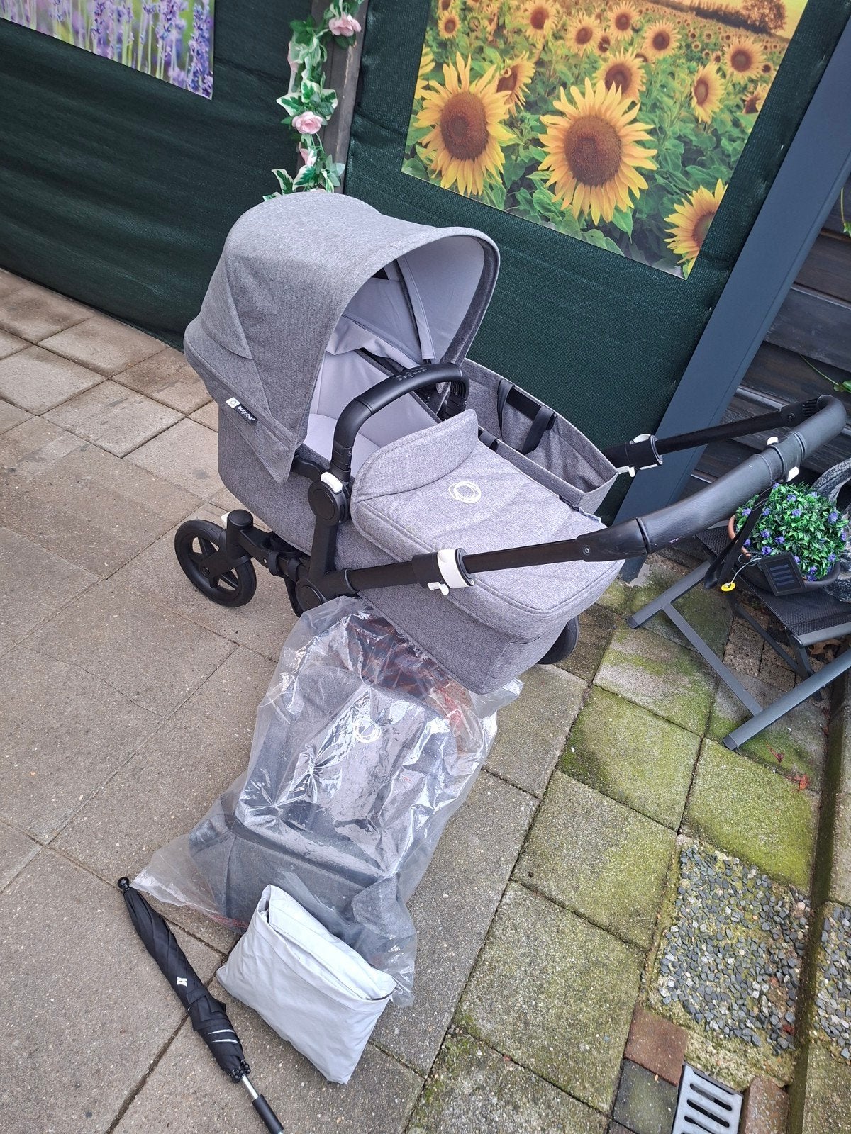 Bugaboo donkey 2 Mono. Grijs., Ophalen, Gebruikt, Duowagen, Bugaboo