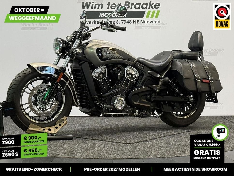 Indian Scout ABS (bj 2022) 2,641 km, 2 cilinders, Onbekend, 1133 cc, Meer dan 35 kW