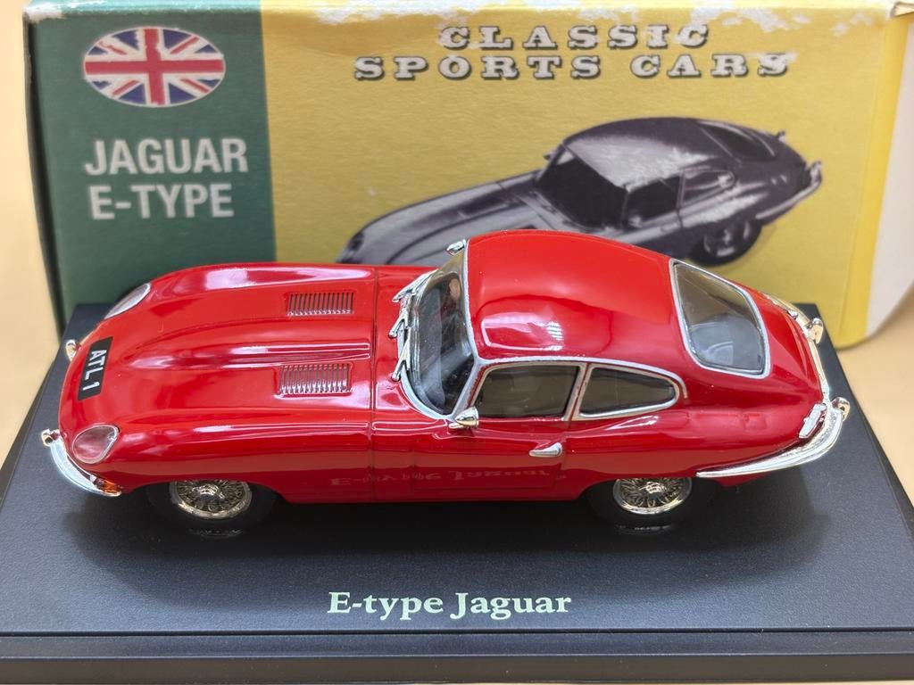 Jaguar E-Type 1:43 Ixo, Ophalen of Verzenden, Gebruikt, Auto, Overige merken