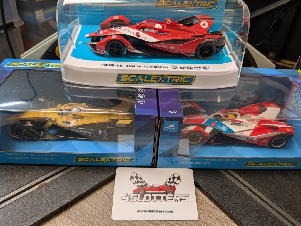 3x Scalextric Formula E, Verzenden, Nieuw, Elektrisch, Overige merken