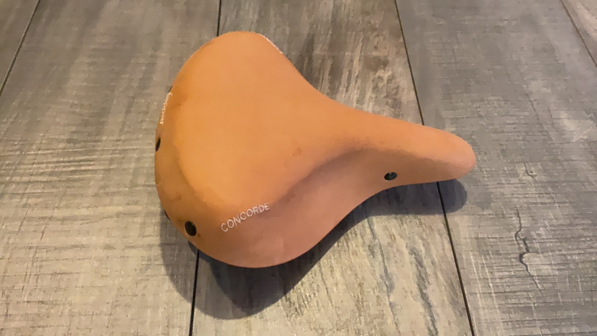 Dames fietszadel ‘Lepper Concorde Lounger’ zgan, gebruikt., Ophalen, Gebruikt, Leer, Oldtimerfiets