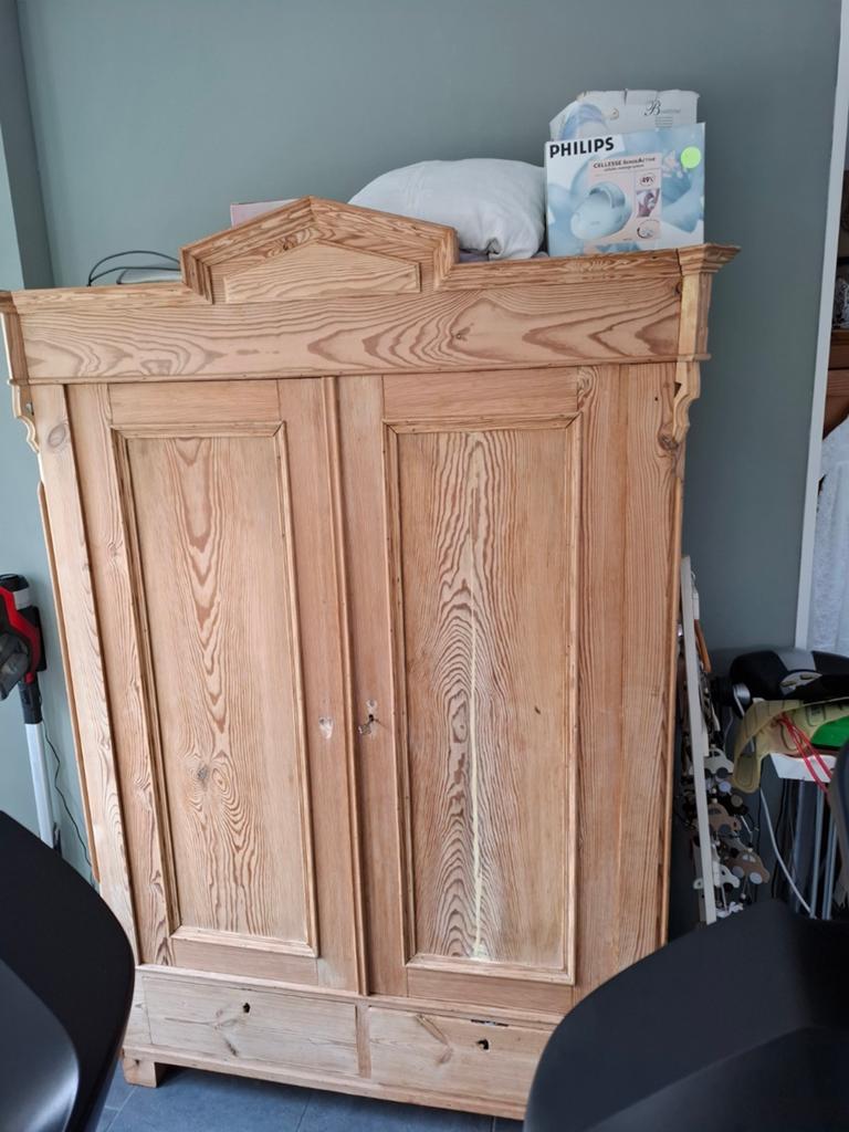 Demontabele grenen meidenkast, Kinderen en Baby's, Kinderkamer | Commodes en Kasten, Ophalen, 50 tot 70 cm, 100 cm of meer, 105 cm of meer