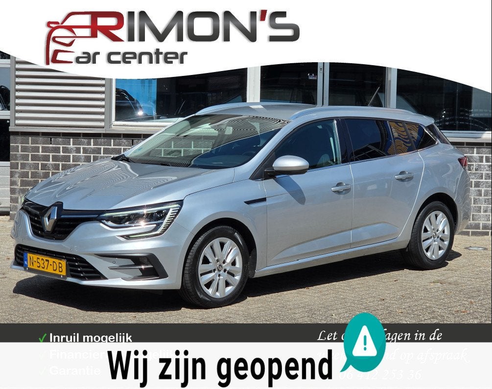 Renault Mégane Estate 1.0 TCe Business Zen Camera Navi Carp, Auto's, Gebruikt, Euro 6, 635 kg, Origineel Nederlands