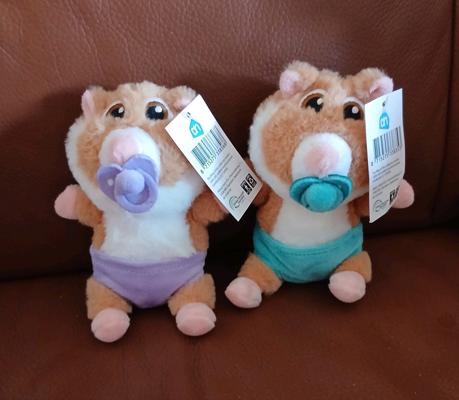 te koop albert heijn hamsters (baby,s), Kinderen en Baby's, Speelgoed | Knuffels en Pluche, Overige typen, Nieuw, Ophalen of Verzenden