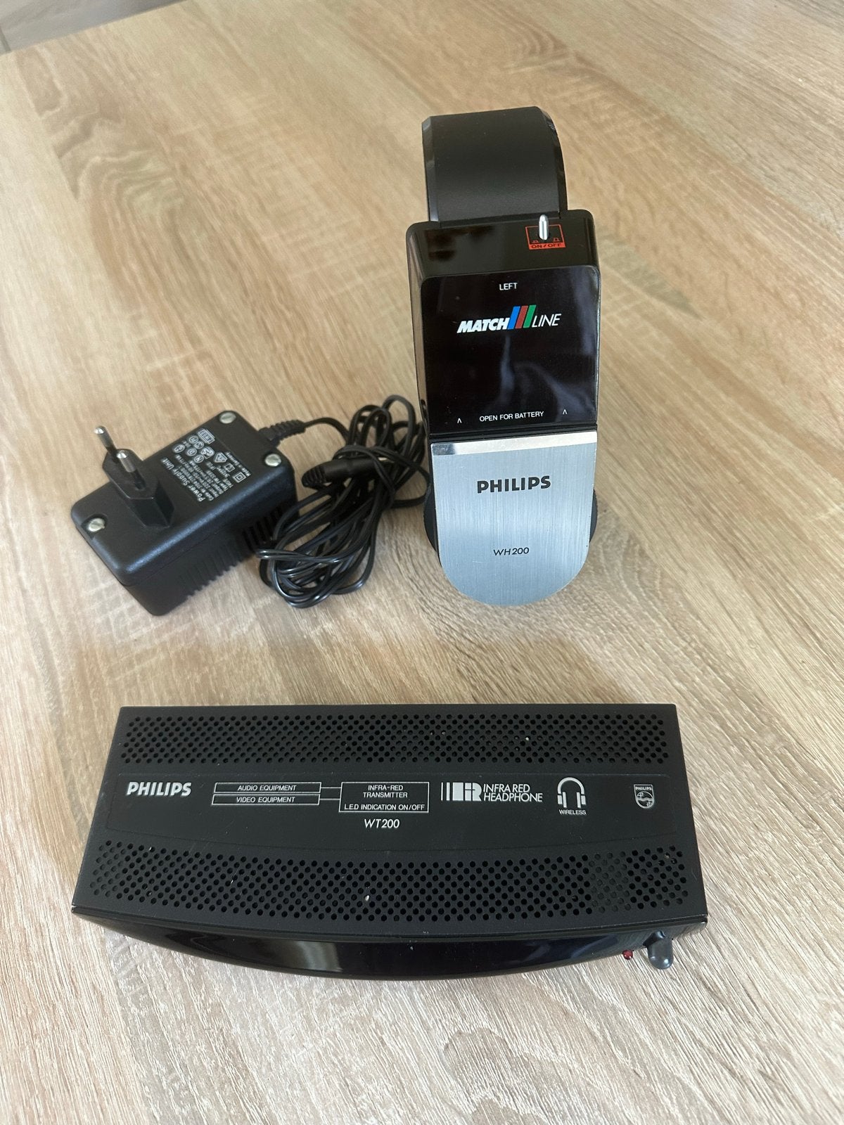 Philips WH200 Draadloze Infrarood Hoofdtelefoon met Zender, Philips, Ophalen of Verzenden, Zo goed als nieuw, Over-ear